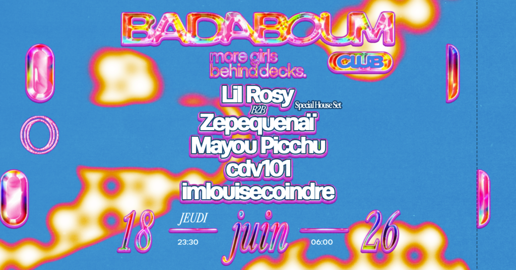 Club — More Girls Behind Decks: Lil Rosy, Zepequenaï & more