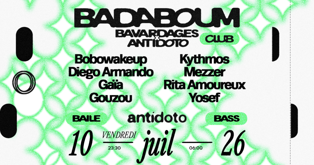 Club — Bavardages x Antidoto