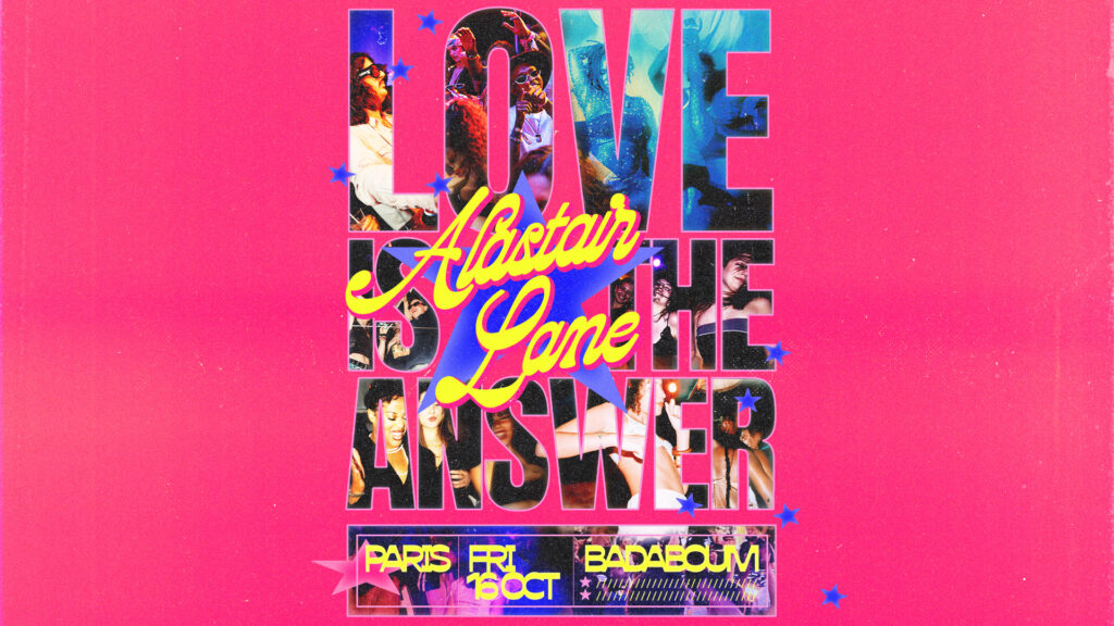 Concert – Alastair Lane Presents « Love Is The Answer »